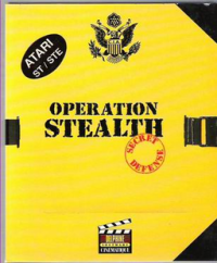 Operation Stealth Atari ST US box art
